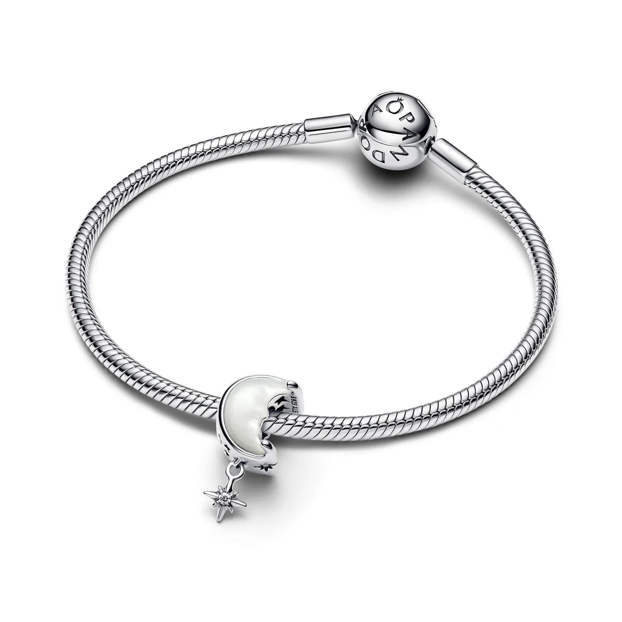 Moon & North Star Charm