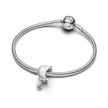 Moon & North Star Charm