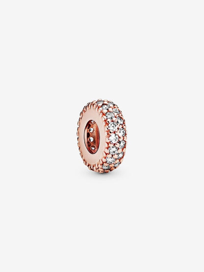 Clear Sparkle Spacer Charm