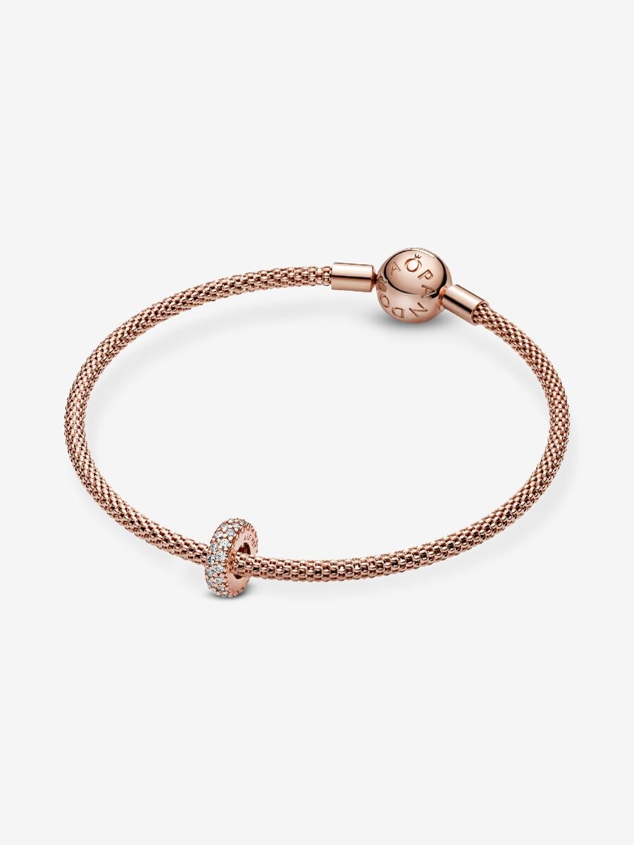 Clear Sparkle Spacer Charm