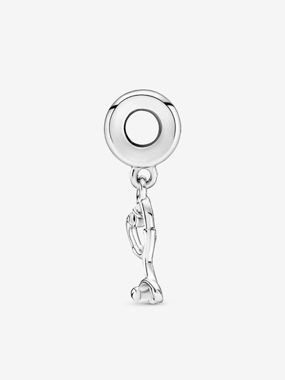 Stethoscope Heart Dangle Charm