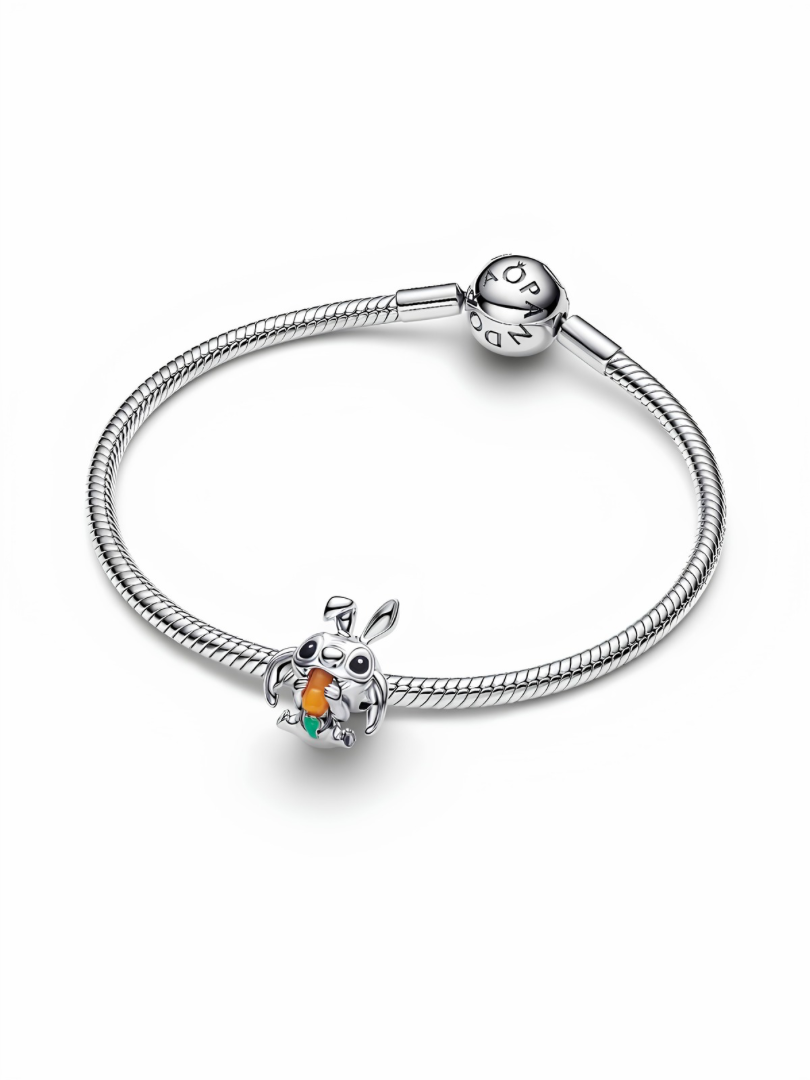 Disney Stitch Easter Bunny Charm