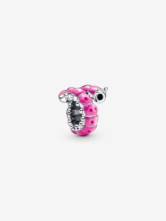 Cute Curled Caterpillar Charm