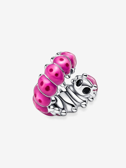 Cute Curled Caterpillar Charm