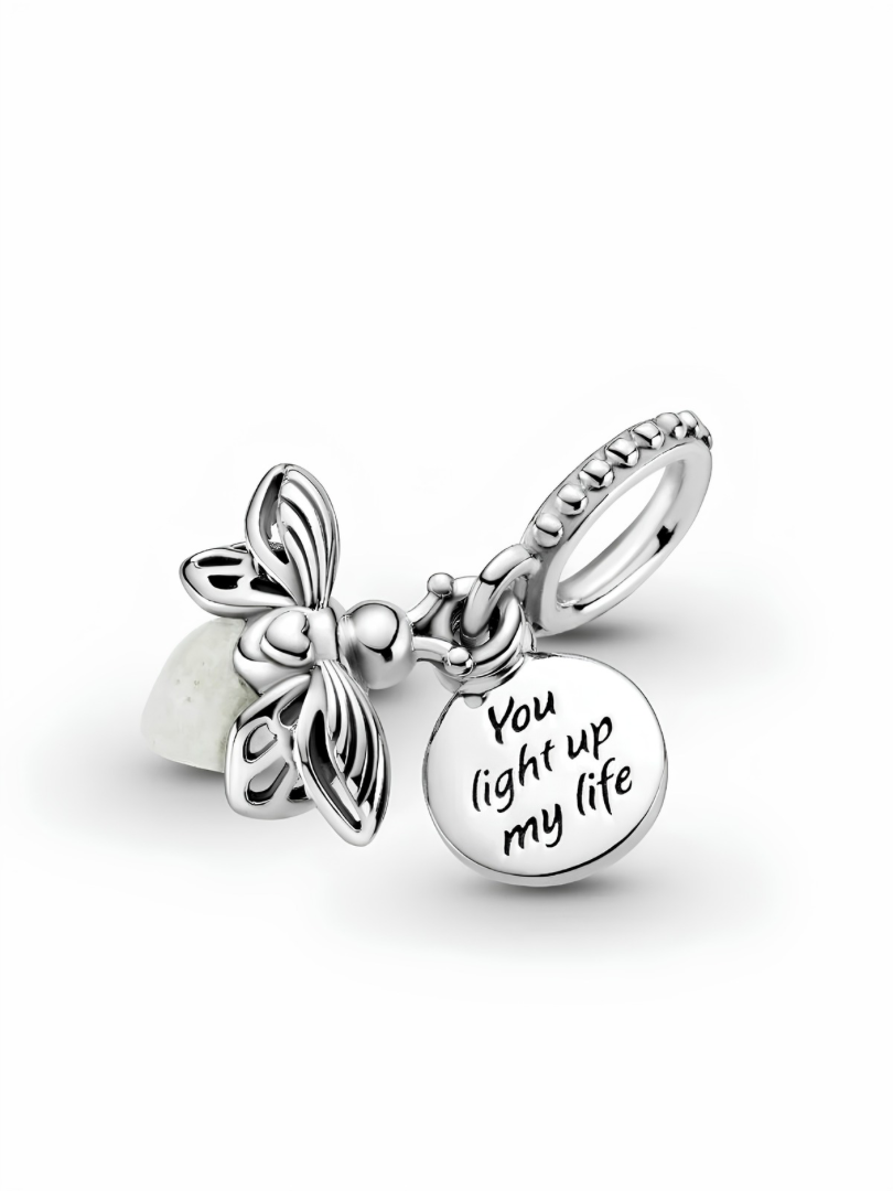 Glow-in-the-dark Firefly Dangle Charm