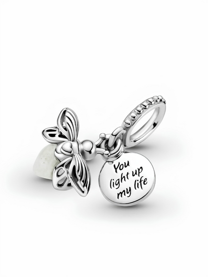 Glow-in-the-dark Firefly Dangle Charm