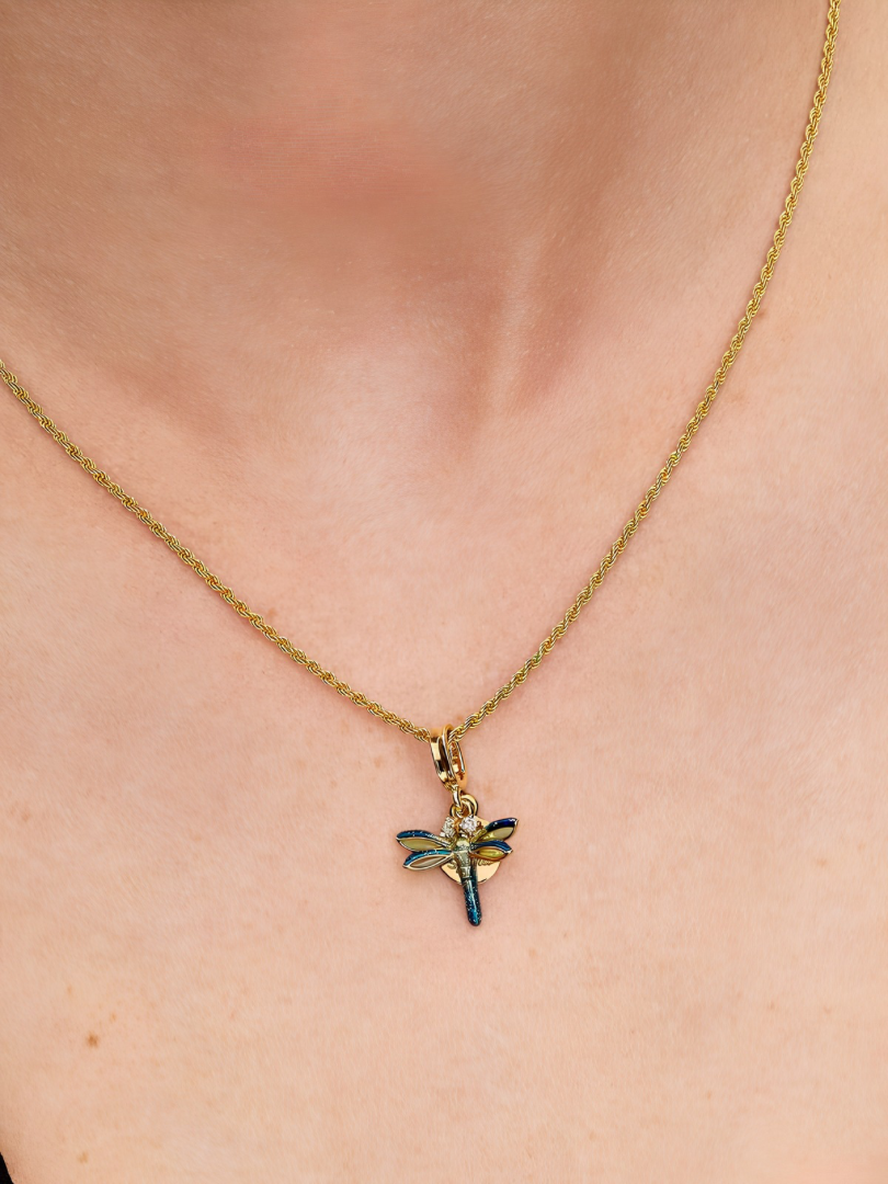 Dragonfly Double Dangle Charm
