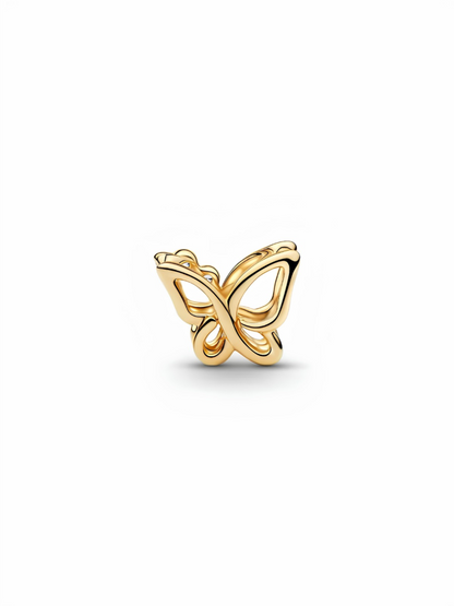 Butterfly Openwork Charm