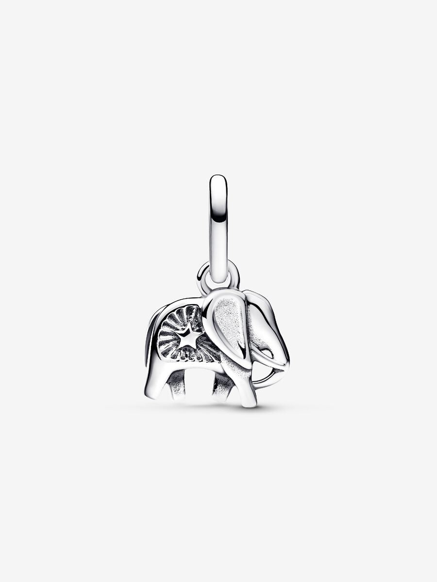 Turquoise-coloured Elephant Mini Dangle Charm
