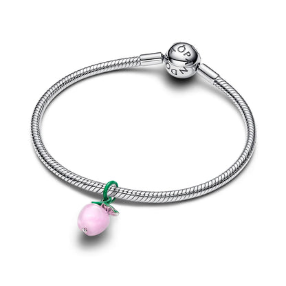 Murano Pink Apple Charm