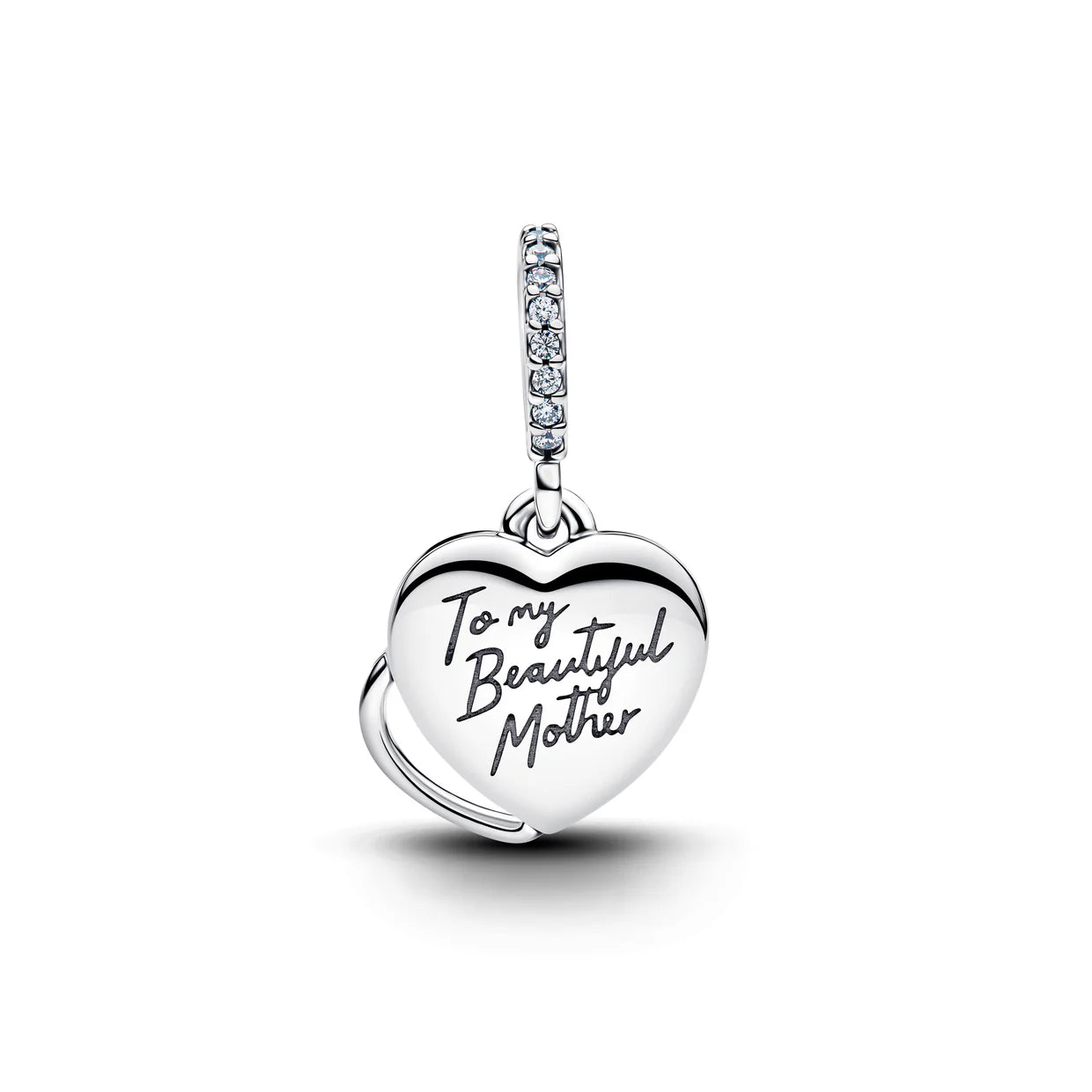 Beautiful Mother Double Dangle Charm