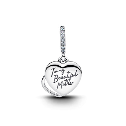 Beautiful Mother Double Dangle Charm