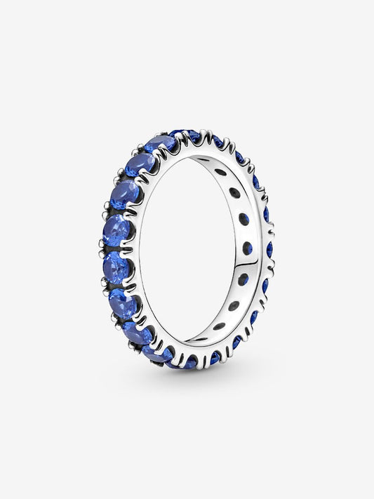 Sparkling Row Eternity Ring