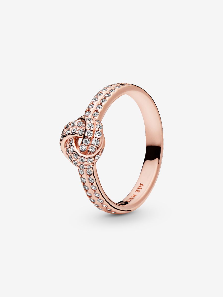 Shimmering Knot Ring
