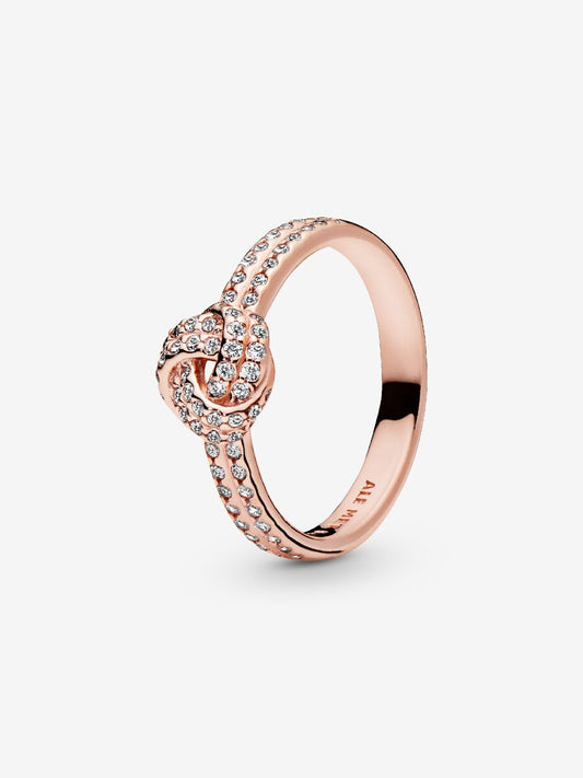 Shimmering Knot Ring