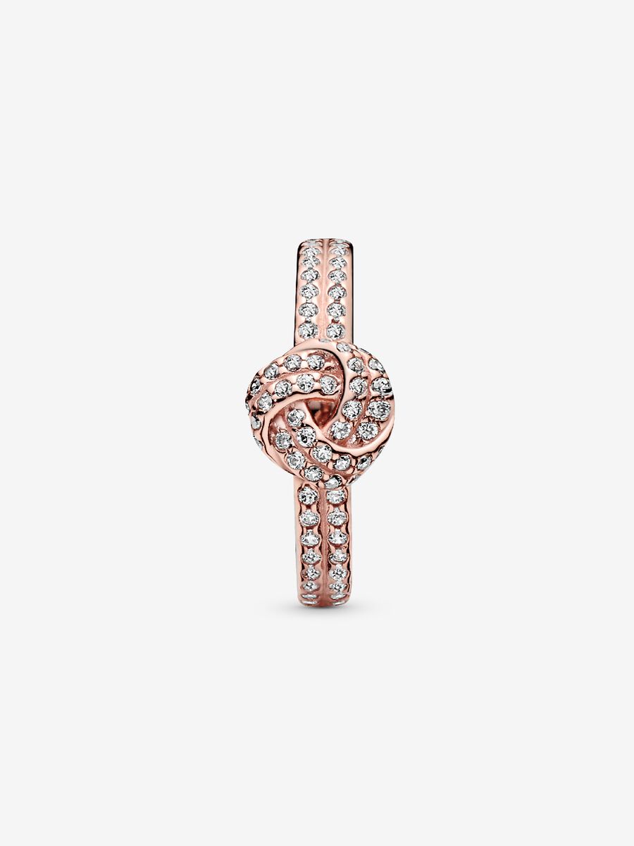 Shimmering Knot Ring