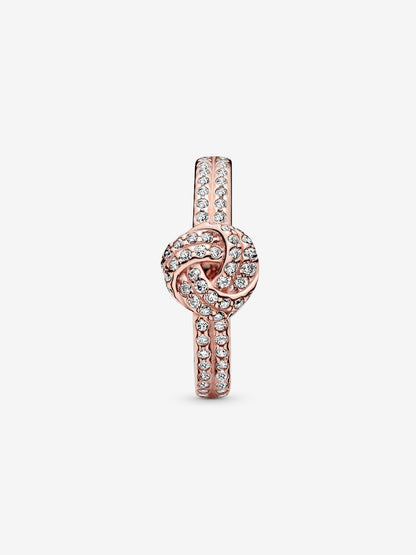 Shimmering Knot Ring