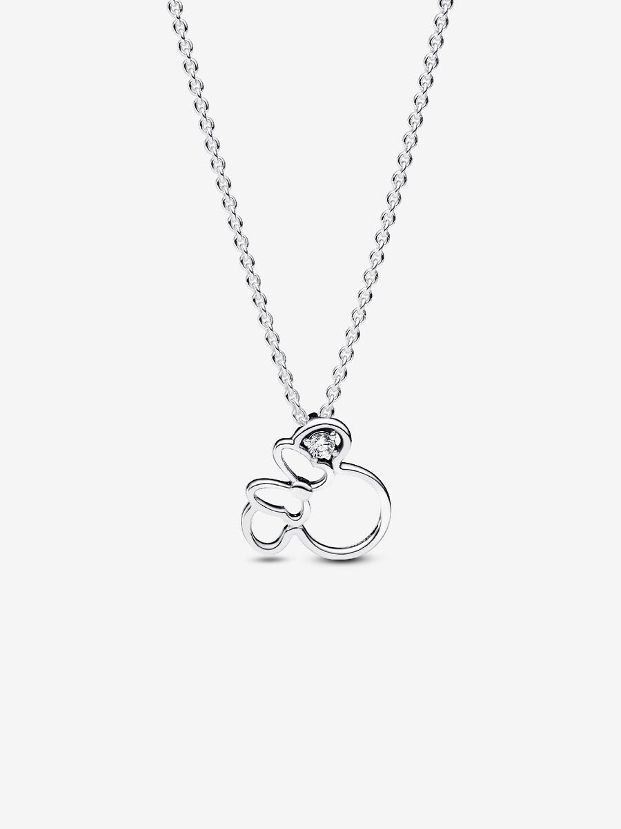 Disney Minnie Mouse Silhouette Collier Necklace