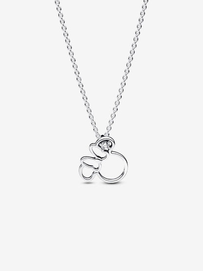 Disney Minnie Mouse Silhouette Collier Necklace