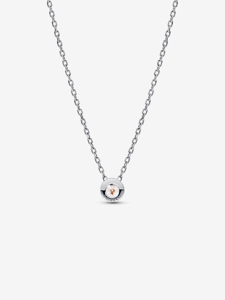 Pandora Era Bezel Sterling Silver Lab-grown Diamond Pendant Necklace
0.25 ct TW, Sterling silver