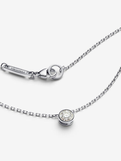 Pandora Era Bezel Sterling Silver Lab-grown Diamond Pendant Necklace
0.25 ct TW, Sterling silver
