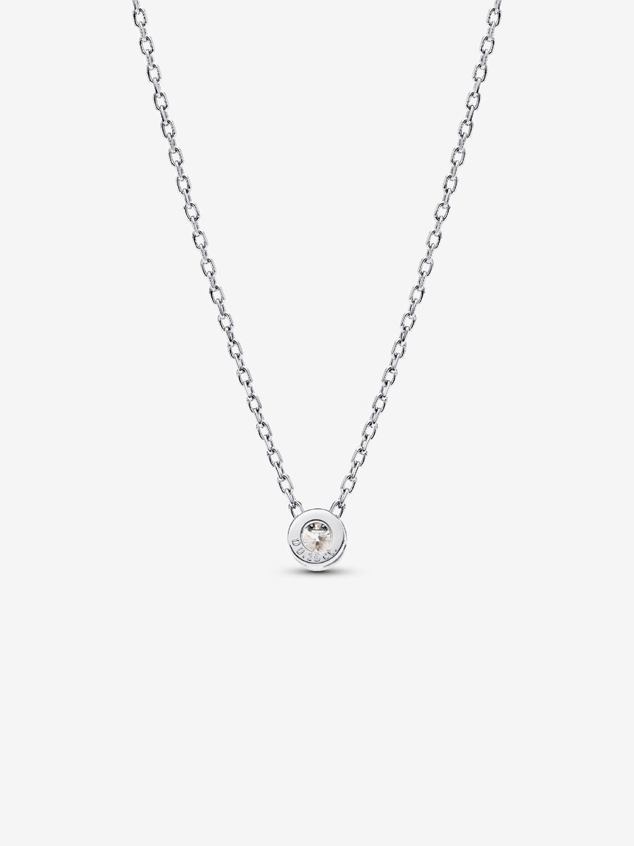 Pandora Era Bezel Sterling Silver Lab-grown Diamond Pendant Necklace
0.15 ct TW, Sterling silver