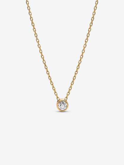 Pandora Era Bezel 14k Gold Lab-grown Diamond Pendant Necklace
0.15 ct TW, 14k gold