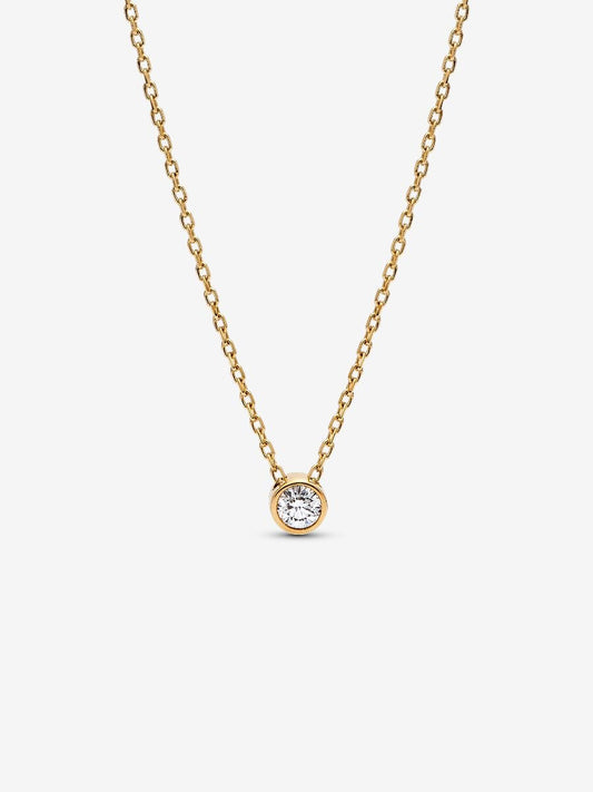 Pandora Era Bezel 14k Gold Lab-grown Diamond Pendant Necklace
0.15 ct TW, 14k gold