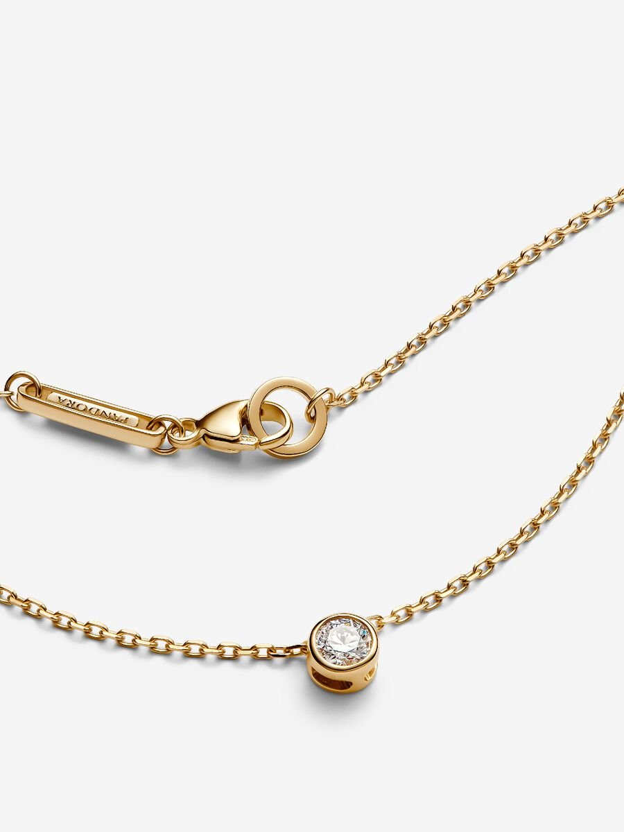 Pandora Era Bezel 14k Gold Lab-grown Diamond Pendant Necklace
0.15 ct TW, 14k gold