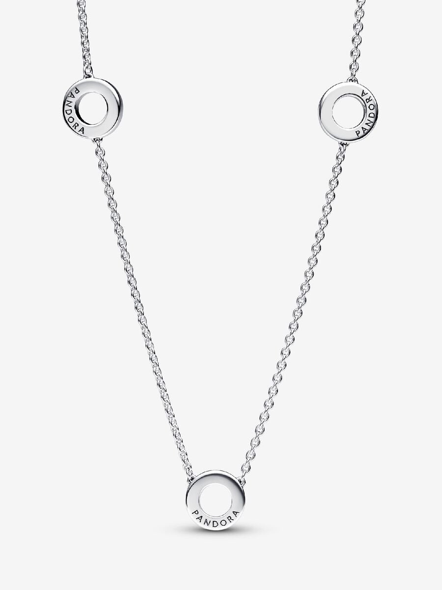 Pavé Circles Chain Necklace