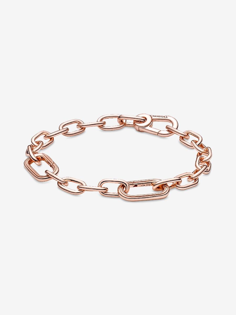 Pandora ME Small-Link Chain Bracelet
14k rose gold plating