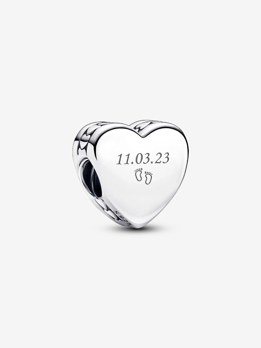 Engravable Heart Charm
Sterling silver