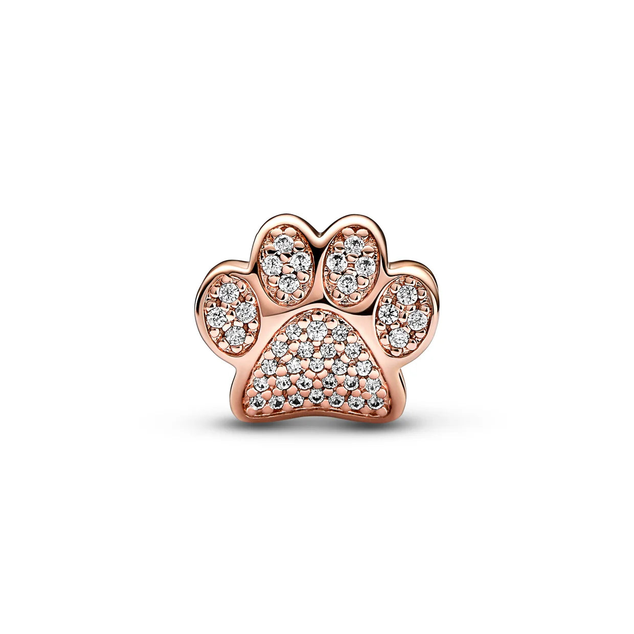 Pet Paw 14K Rose Gold-Plated