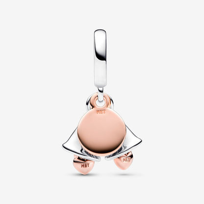 Just Married Wedding Bells Double Dangle