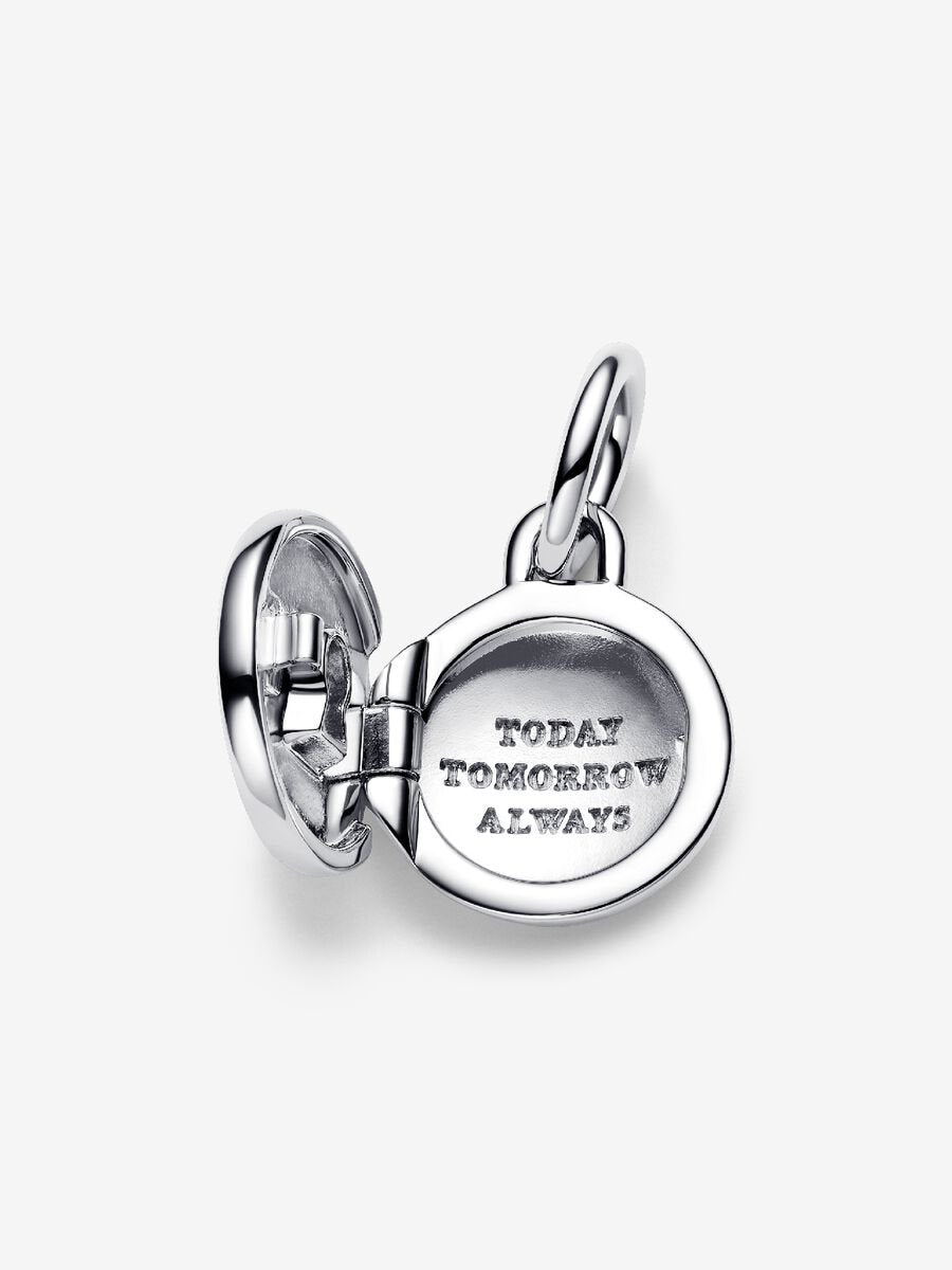 Openable & Engravable Love Locket Dangle Charm