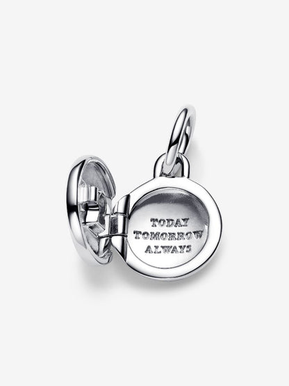 Openable & Engravable Love Locket Dangle Charm