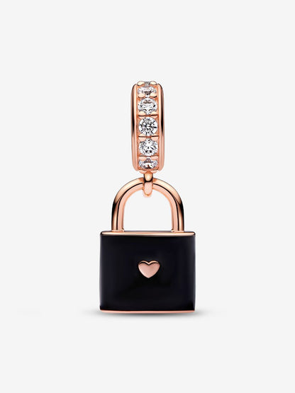 Love Padlock Dangle Charm