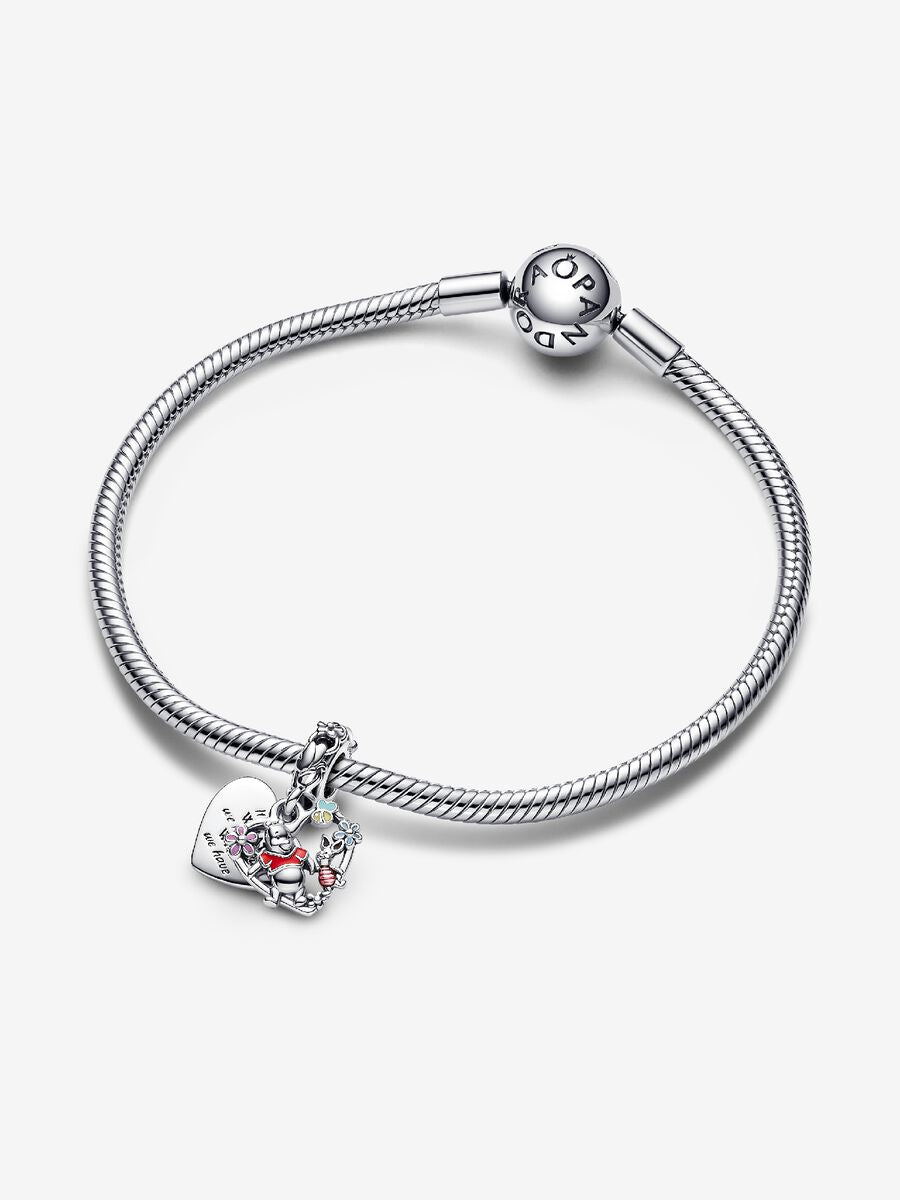 Disney Winnie the Pooh & Piglet Double Dangle Charm