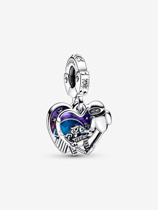Disney Pixar Wall-E & Eve Glow-in-the-dark Dangle Charm