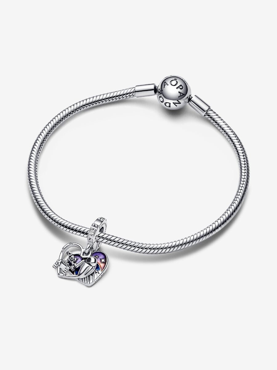 Disney Pixar Wall-E & Eve Glow-in-the-dark Dangle Charm