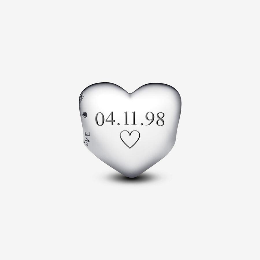 Be Love Engravable Heart Charm