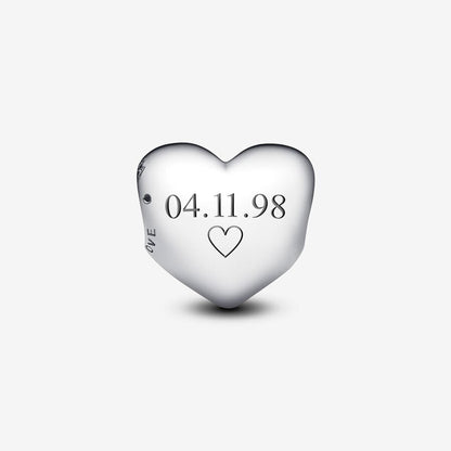 Be Love Engravable Heart Charm