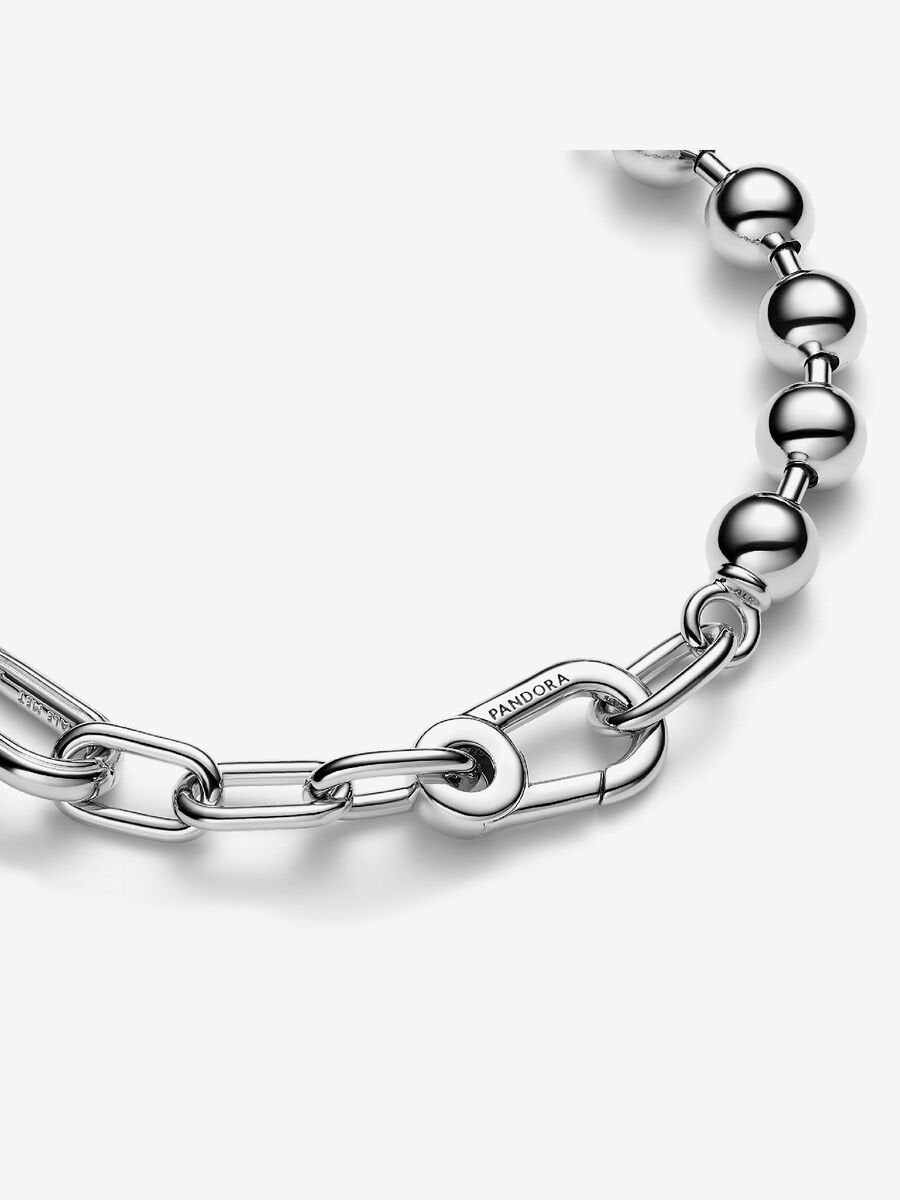 Pandora ME Metal Bead & Link Chain Bracelet