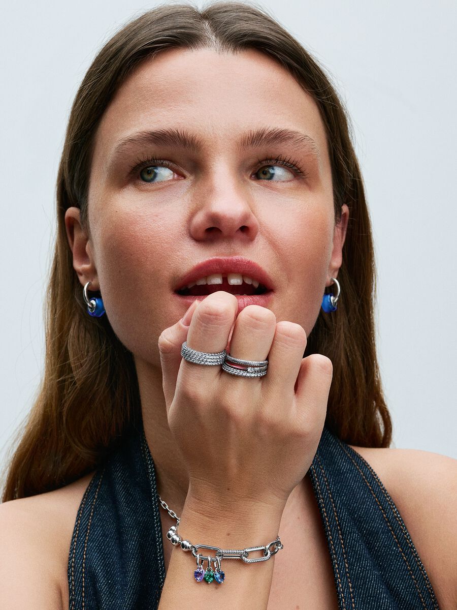 Pandora ME Metal Bead & Link Chain Bracelet