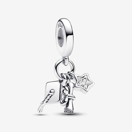 Graduation Triple Dangle Charm