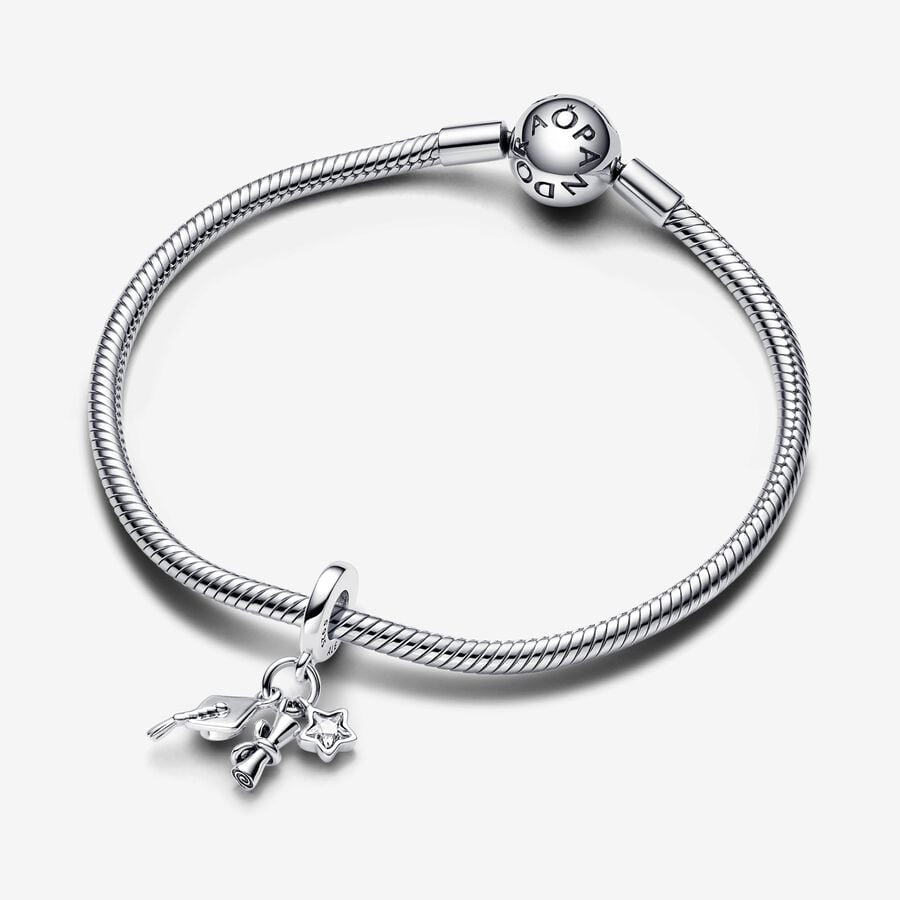 Graduation Triple Dangle Charm