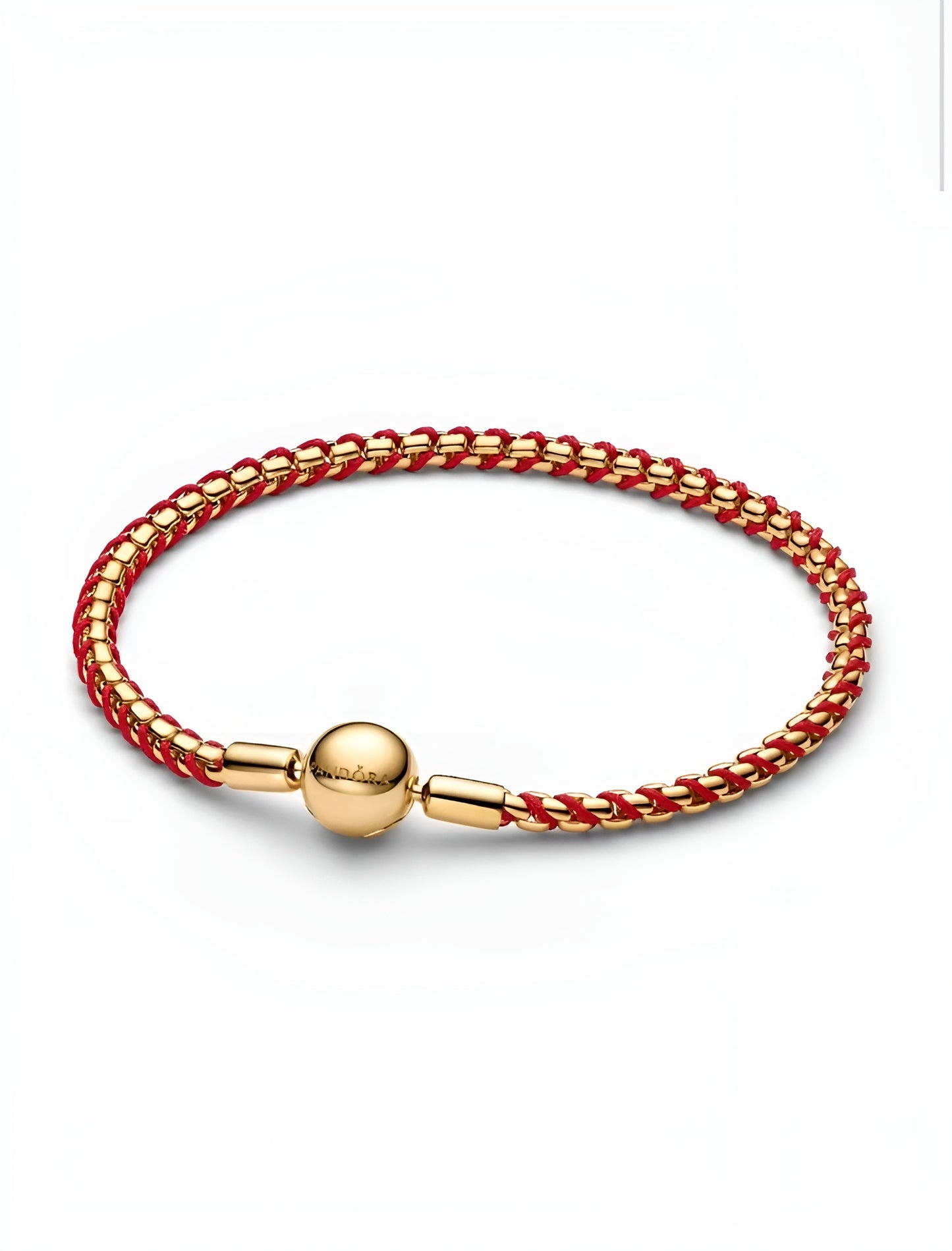 Red Cord Snake Chain Bracelet