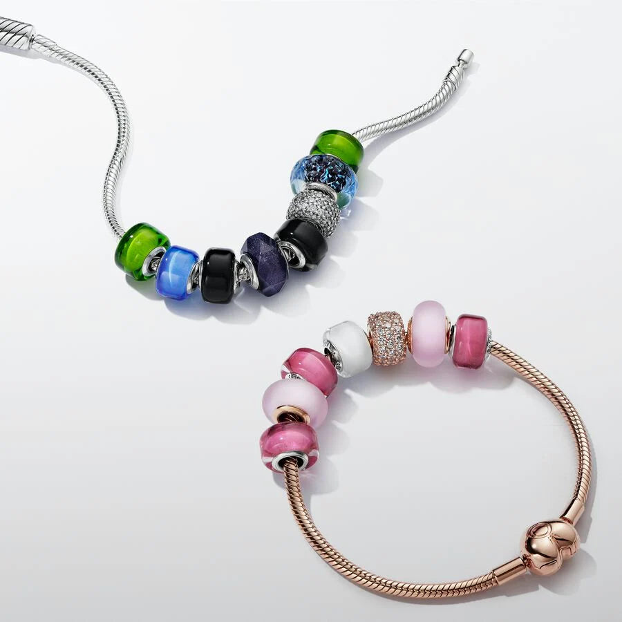 Pandora Moments Heart Clasp Snake Chain Bracelet