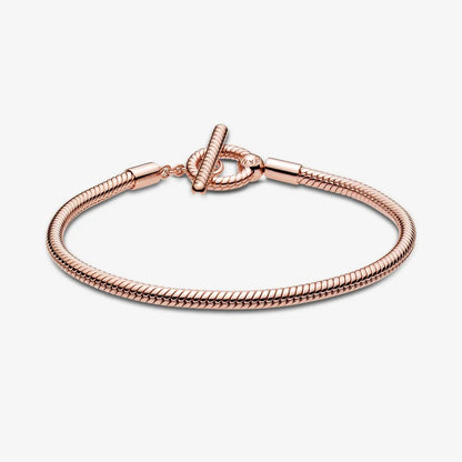 Pandora Moments T-Bar Snake Chain Bracelet