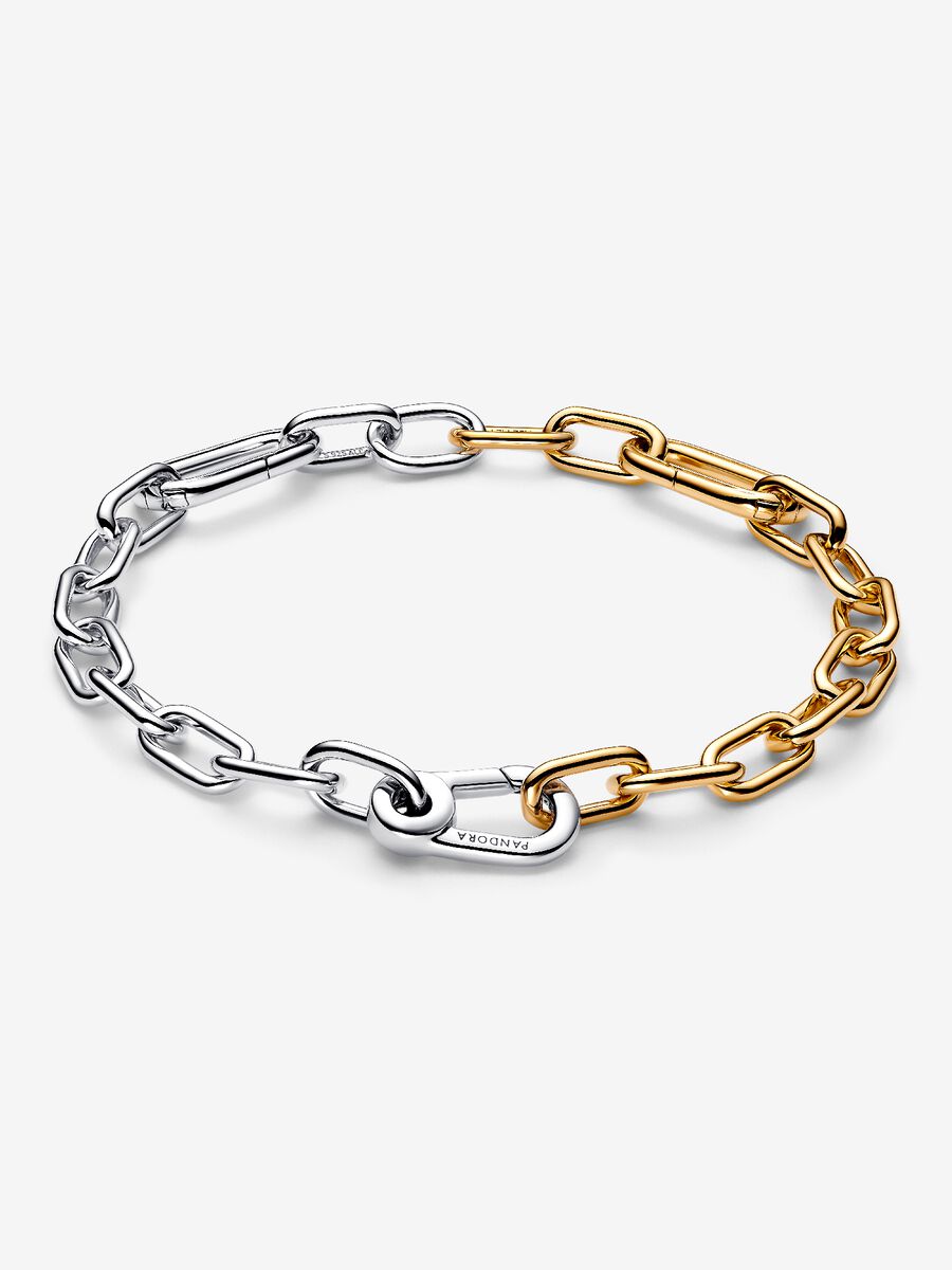 Two-tone Link Chain Bracelet